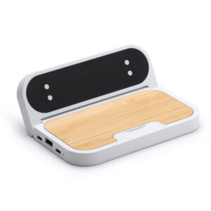 Andro - Caricabatteria In Bamboo E ABS
